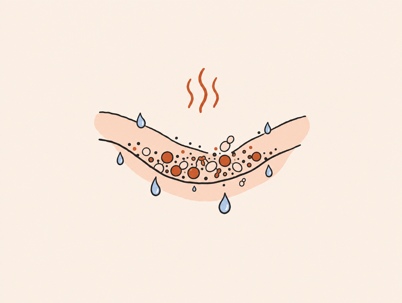 Yeast &amp; microbes build up